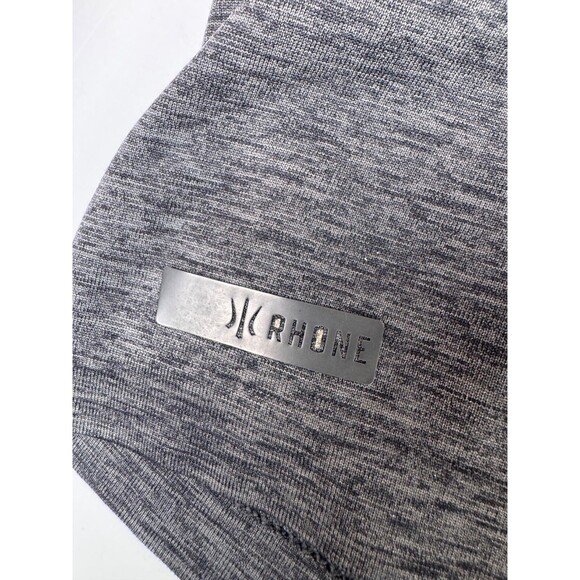 Rhone Reign Long Sleeve Performance Shirt Mens Large Gray Athletic Training Tee - Picture 7 of 14
